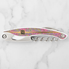 Floral op hout Popular Gift Kurkentrekker