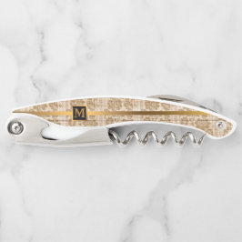 Floral op hout Popular Gift Kurkentrekker