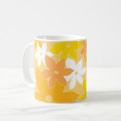 Floral orange - tasse (Devant gauche)
