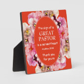Floral Oranje pastor Fotoplaat (Voorkant)