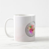 Floral orb coffee mok (Links)