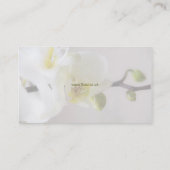 Floral - Orchid Visitekaartje (Achterkant)