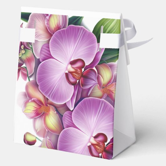 Floral Orchids Bedankdoosjes (Achterkant)