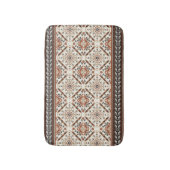 Floral Oriental Ethnic Patroon Badmat (Voorkant Verticaal)