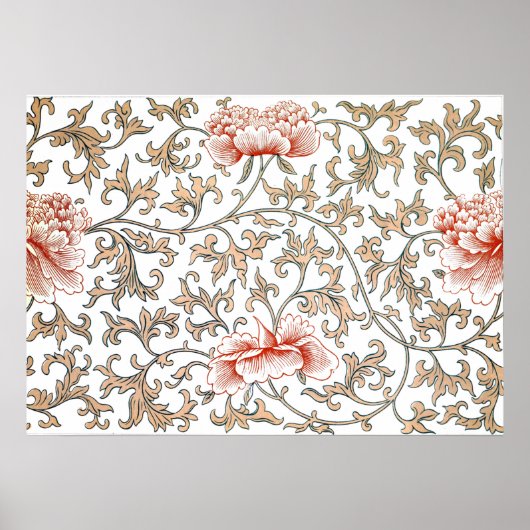 Floral Ornament Prints van Owen Jones Poster (Voorkant)