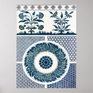Floral Ornament van Owen Jones Poster