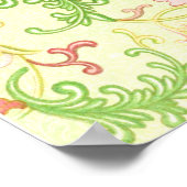 Floral Ornament van Owen Jones Poster (Hoek)