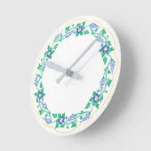 Floral oval ronde klok (Hoek)