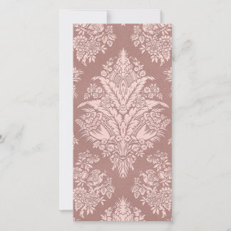 Floral over Rosy Beige