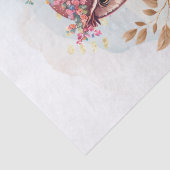 Floral Owl Tissuepapier (Detail)
