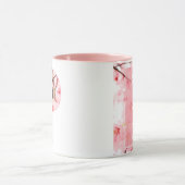 Floral P Initial Mug | Personalized Name & Traits (Centre)