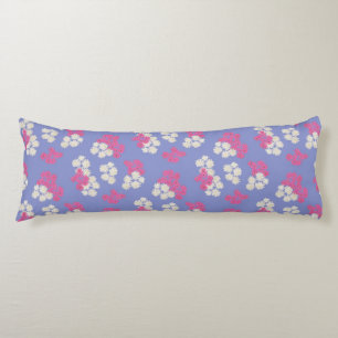 Floral Paars Pattern Body Cushion Lichaamskussen
