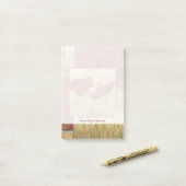 Floral Painting with Visible Brush Strokes Post-it® Notes (Op bureau)