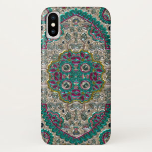Floral paisley elegant jewel iPhone x hoesje