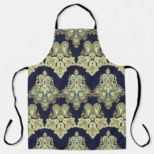 Floral paisley naadloos. afbeelding in A Schort
