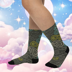 Floral Paisley Sokken