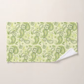 Floral Paisley Vert (Serviette à main)