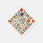 Floral Paper Napkin Servet (Hoek)