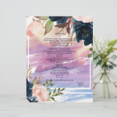 Floral paper over lean on Me Waterverf (Staand voorkant)