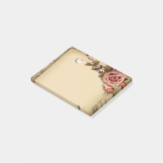 Floral papier post-it® notes (Schuin)