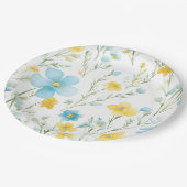 Floral Papieren Bordje (Gekanteld)