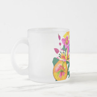 Floral Paradise Frosty Glass Mok
