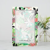 Floral Paradise II Briefpapier (Staand voorkant)