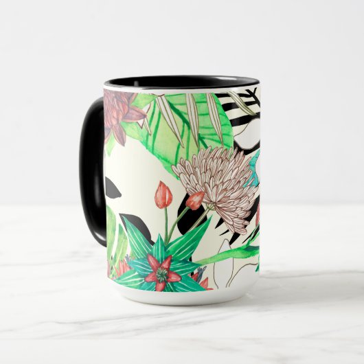 Floral Paradise II Mok (Voorkant links)