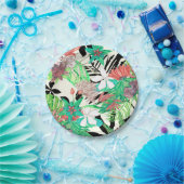 Floral Paradise II Papieren Bordje (Feest)