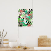 Floral Paradise II Poster (Keuken)