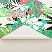 Floral Paradise II Sherpa Deken (3/4)