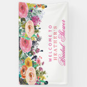 Floral Party Banner (Verticaal)