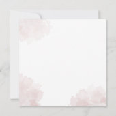 Floral Pastel 60th Birthday Script Surprise Party Kaart (Achterkant)
