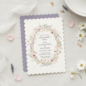 Floral Pastel Engagement Party Invitation