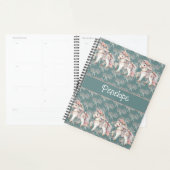 Floral Pastel Horse Imaginaire illustrateur (Devant avec enveloppe)