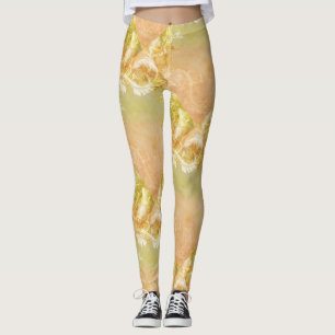 Floral pastel zomertuinvrouwen dij leggings