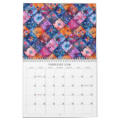 Floral Patchwork Quilt wandkalender Kalender (Feb 2026)