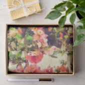 Floral Patroon 1 rode roze Waterverf Tissuepapier (Geschenk)