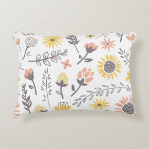 Floral patroon accent kussen