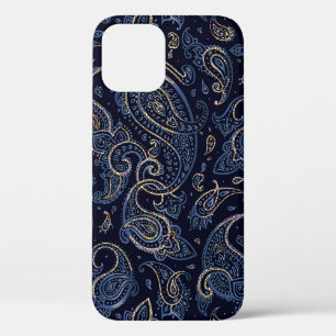 Floral patroon, achtergrond in nieuwe kunststijl v iPhone 12 hoesje