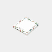 Floral-patroon afspelen post-it® notes (Schuin)