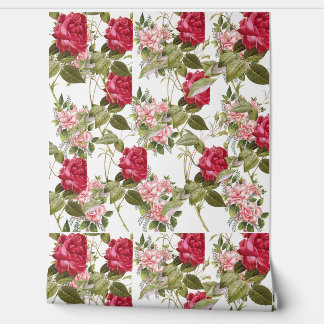 Floral patroon behang