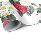 Floral patroon Cadeaupapier (Rol Hoek)