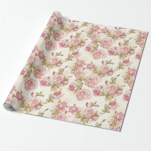 Floral patroon cadeaupapier