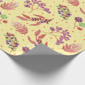 Floral patroon cadeaupapier (Hoek)