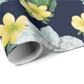 Floral patroon cadeaupapier (Rol Hoek)