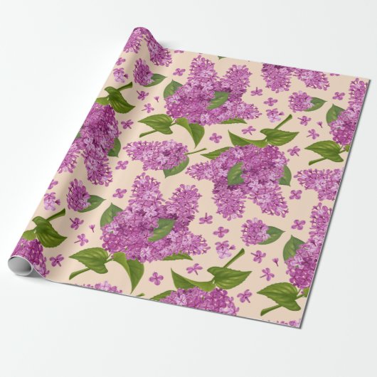  Floral patroon Cadeaupapier (Uitgerold)