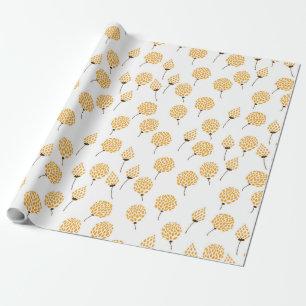Floral patroon cadeaupapier