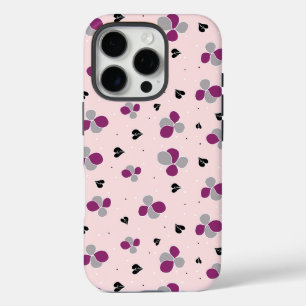 Floral patroon iPhone 16 pro hoesje