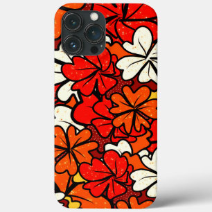 Floral patroon iPhone 13 pro max hoesje